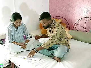 Indian incomparable university girl hot sex more young sir! I need good mark sir! porn video