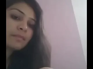 Desi Girl Showing Her assets to Boyfriend on Camera